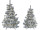 Tannenbaum beflockt 240 LEDs warmweiss, IP44, versch. Grössen