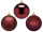 christmas ball B1 bordeaux, various sizes/versions