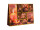 Taschen "Kugeln/Kerzen" braun-rot B 38 x T 10 x H 29cm, 10 Stück