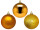 boule de Noël B1 or foncé, diff. tailles/versions