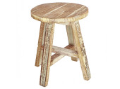 wooden stool mini nature Ø 19cm, h 25cm