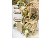 Marktwagen mini Holz natur 62 x 24 x H 61cm
