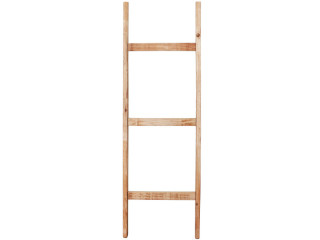 Holz-Leiter 3 Sprossen natur B 30cm, L 120cm