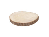 Holz-Baumscheibe mit Rinde Ø 24cm x 2,5cm dick
