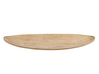 Holz-Schale Schiffchen natur 40 x 11,5 x H 3cm