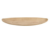 Holz-Schale Schiffchen natur 40 x 11,5 x H 3cm