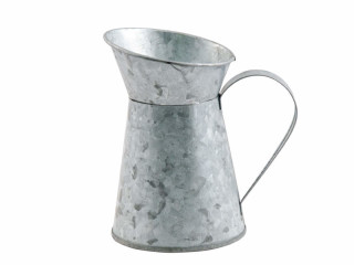 Milchkrug mini Zink Ø 7cm, H 10cm