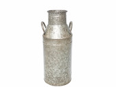 pot à lait zinc grand Ø 20,5cm, h 51cm