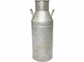 Milchkanne extra-gross Zink Ø 26,5cm, H 71cm