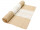 Tischläufer Jute/Spitzenband mittig natur/weiss, B 60cm, L 3m