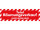 Ankleber "Total-Räumungsverkauf" rot/weiss 30 x 99cm
