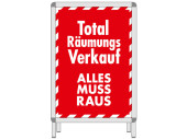 Plakat "Total Räumungsverkauf" DIN A1 59.4...