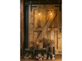 LED Angel Hair Lichtkugel LED warmweiss, Kabelfarbe...