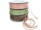 Kordel mit Glanzfaden 2mm x 50m versch. Farben