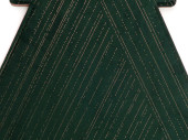 fir "velvet" green/gold, various sizes