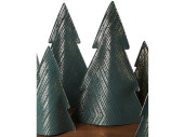sapin "velours" vert/or, diff. tailles