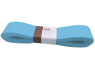 felt ribbon l 5m light blue 38mm