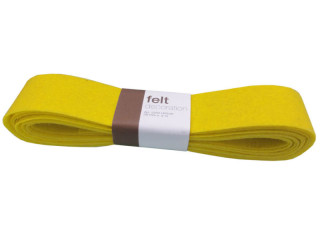 Filz-Band L 5m sonnengelb 38mm
