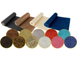 Tischläufer/Breitbahn "Glossy" versch. Farben und Breiten