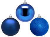 Weihnachtskugel B1 blau, versch. Grössen/Ausführungen