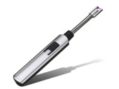 Stabfeuerzeug USB Lichtbogen "Flexi", silber,...