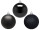 christmas ball B1 black, various sizes/versions