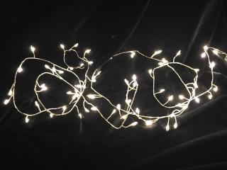 LED-Gruppenlichter L 200cm 80 LEDs, warmweiss, mit 6h-Timer, für INNEN