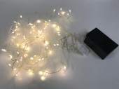 LED-Gruppenlichter L 200cm 80 LEDs, warmweiss, mit...
