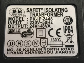 ExConnect24 V1 Trafo IP64 24Volt, 48VA schwarz für max. 400 LEDs