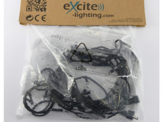 LED LV ExString Light 24 V1 schwarz, L 5m, 50 LED kaltweiss
