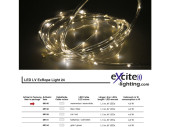 LED LV ExRope Light 24 L 5m, 67 LEDs, warmweiss, inkl. Trafo