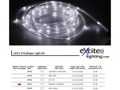LED LV ExRope Light 24 L 5m, 67 LEDs, kaltweiss, inkl. Trafo
