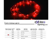 LED LV ExRope Light 24 L 5m, 67 LEDs, rot, inkl. Trafo