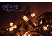 LED-ExString TwinkleLight 40 Kabel schwarz, 40 LEDs, 4m,...