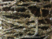 Glitterzweige-Kegel gold-braun H 66cm x Ø 30cm