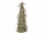 Glitterzweige-Kegel gold-braun H 66cm x Ø 30cm