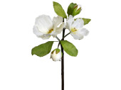 branche des fleurs de cerisier XXL 120cm blanc