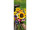 Textilbanner "Velo/Sonnenblume" grün/bunt, 75 x 180cm, Schlauchnaht oben+unten