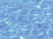 photo motif cardboard "water" blue-white, both...