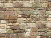 photo motif cardboard "stone wall" ecru/beige,...
