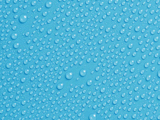 photo motif cardboard "water drops" light blue, both sides 49,5 x 68cm