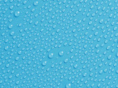 Foto-Motivkarton Wassertropfen hellblau, beidseitig 49,5...