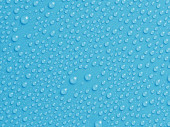 photo motif cardboard "water drops" light blue,...