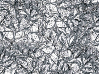 photo motif cardboard "aluminium foil" silver, both sides 49,5 x 68cm