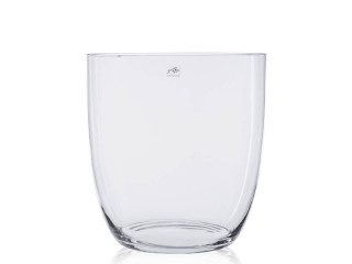 Glasvase "Pott XXL" klar, H 25cm, Ø 23,7cm