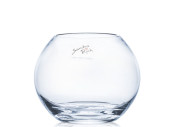 Glasvase "Kugel" klar H 10cm, Ø 12cm
