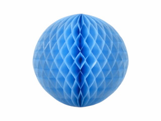 Wabenball "Pastell" hellblau Ø 30cm Papier, schwer entflammbar