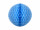 honeycomb ball "pastel" light blue Ø 30cm, paper, flame-retardant