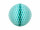 honeycomb ball "pastel" light turquoise Ø 30cm, paper, flame-retardant