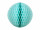 boule alvéolée "pastel" turquoise clair Ø 40cm, papier, ignifuge